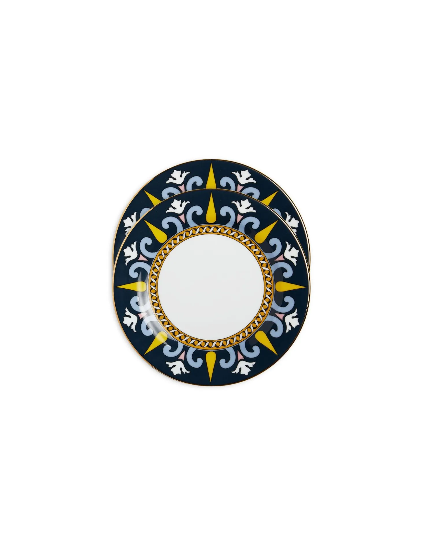 La DoubleJ Dessert Plates Set Of 2Levante in Porcelain