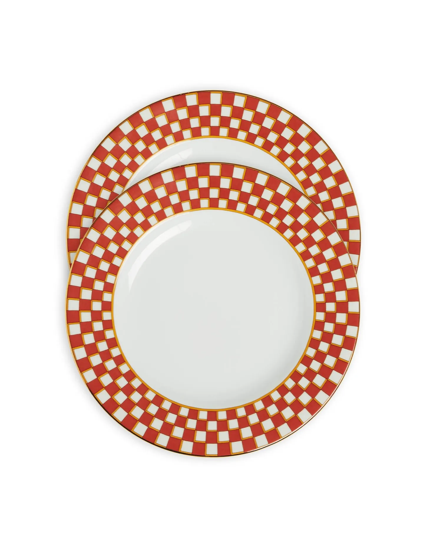 La DoubleJ Dinner Plates Set Of 2Apollo Brick in Porcelain