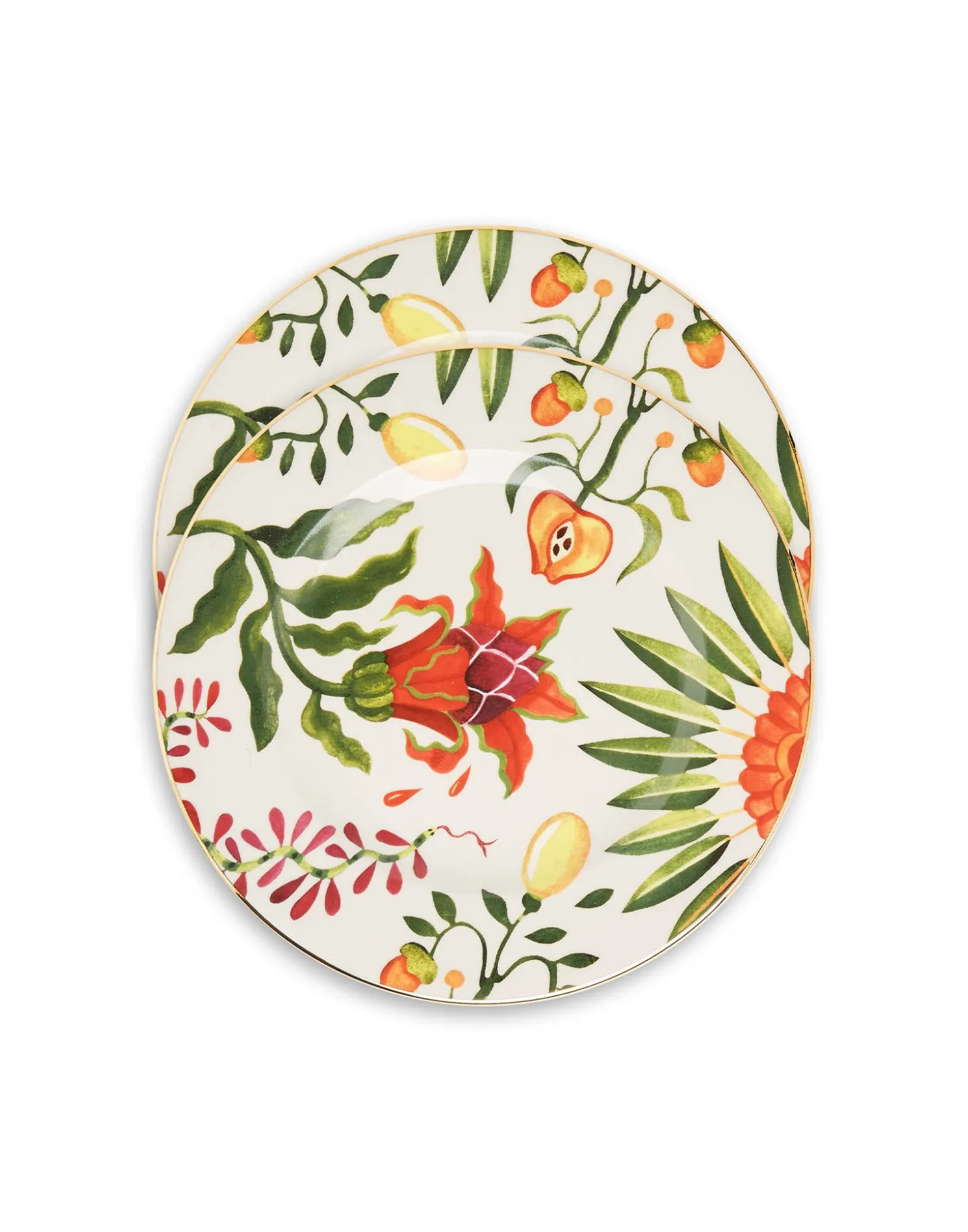 La DoubleJ Dinner Plates Set Of 2Eden in Porcelain