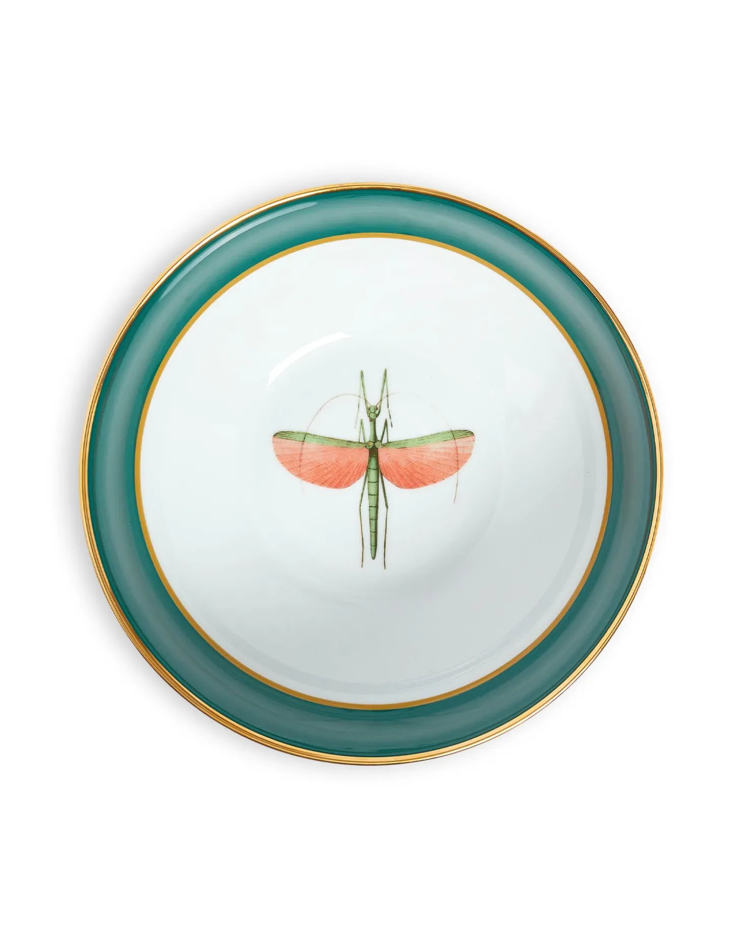 La DoubleJ Serving BowlLibellula Green in Porcelain