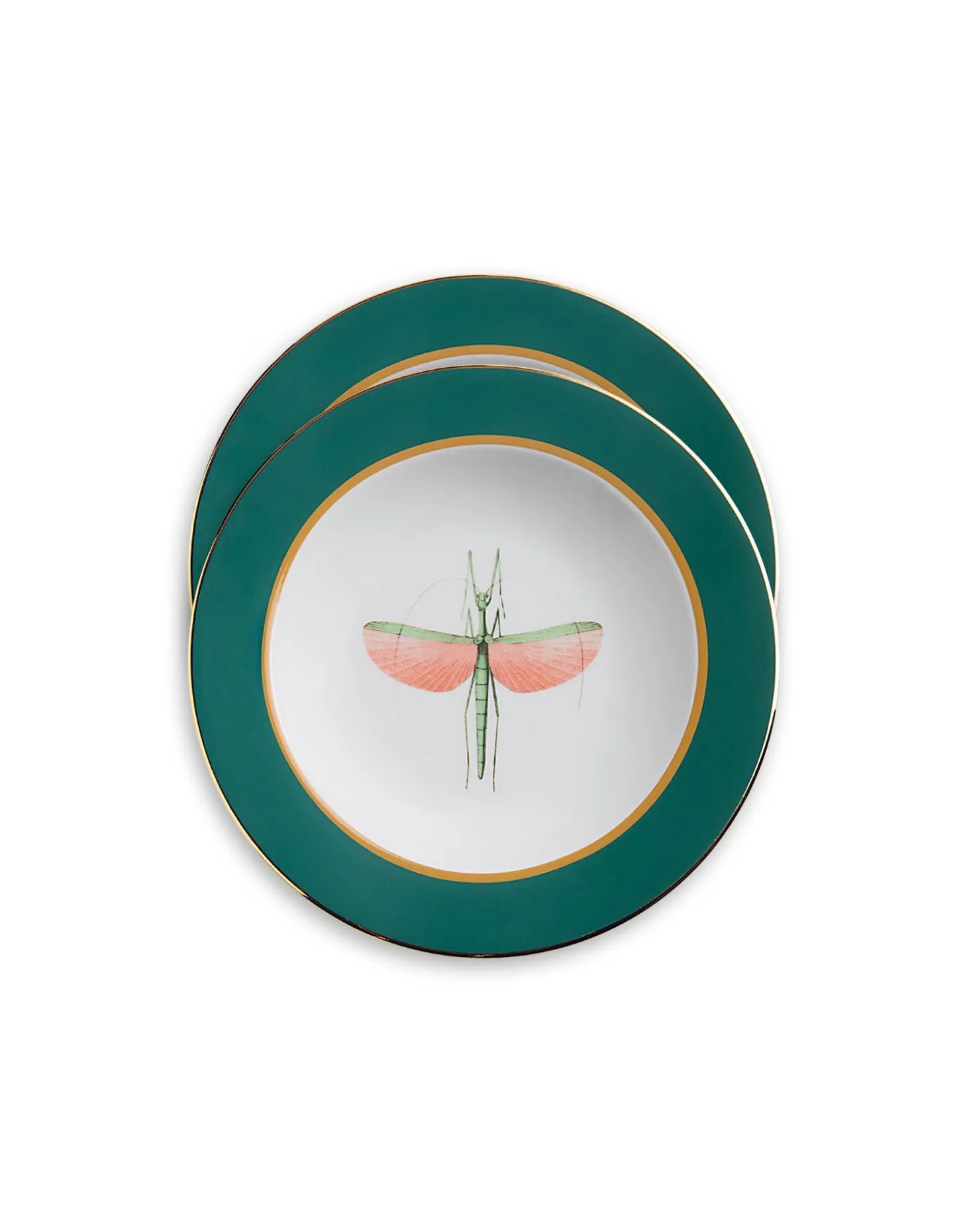 La DoubleJ Soup Plates Set Of 2Libellula in Porcelain