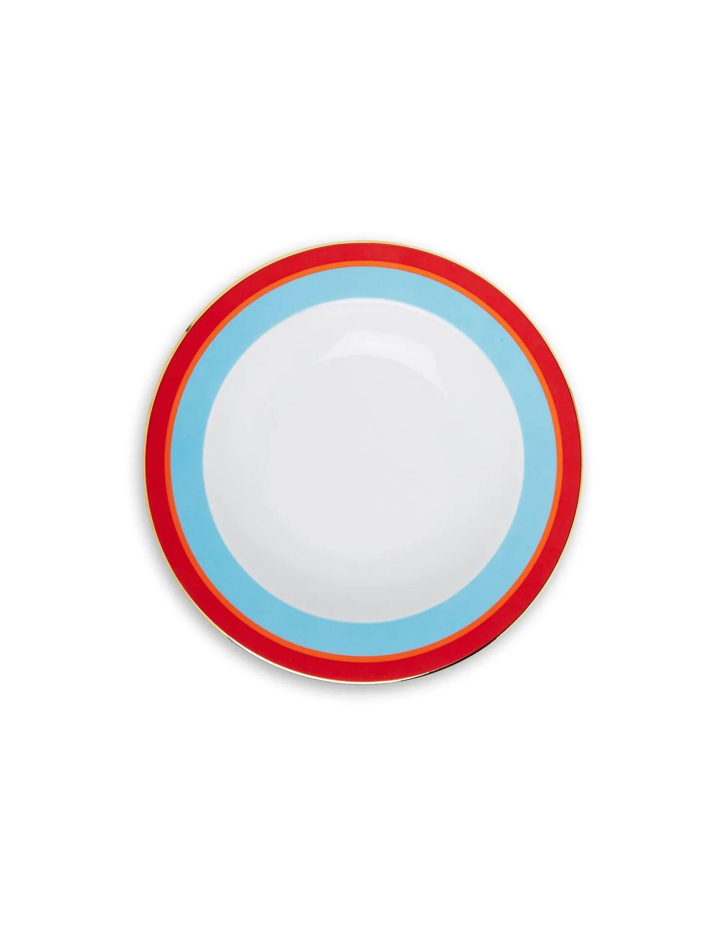 La DoubleJ Soup Plates Set Of 2Rainbow Azure in Porcelain