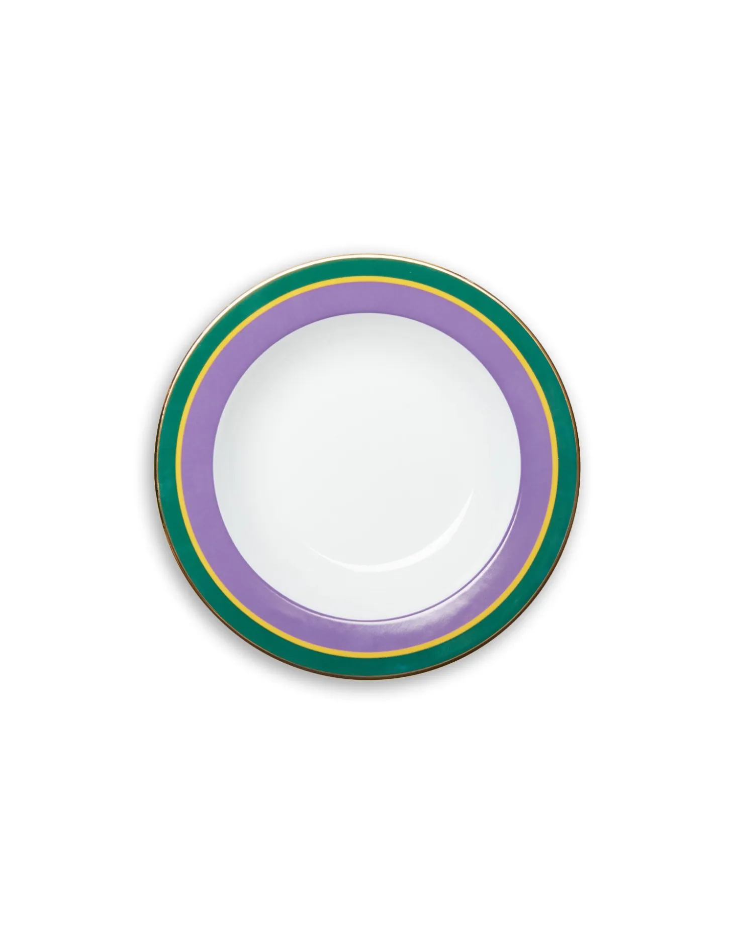 La DoubleJ Soup Plates Set Of 2Rainbow Violet in Porcelain